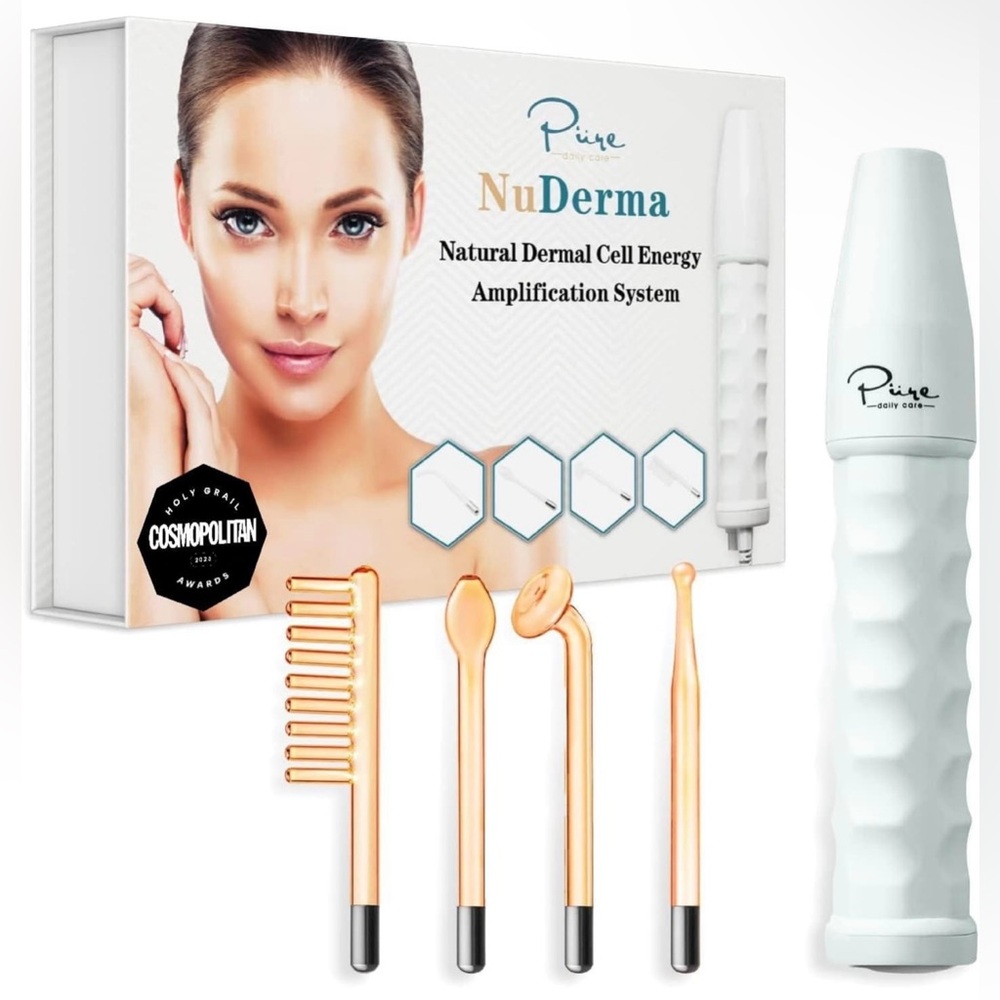 NuDerma Portable Handheld Skin Therapy Wand Machine